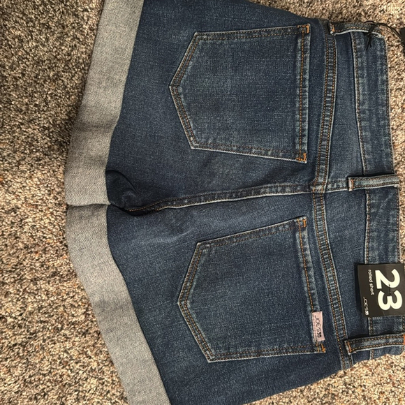 Joe's Jeans Blue Mid-Rise Jean Shorts - Picture 7 of 7